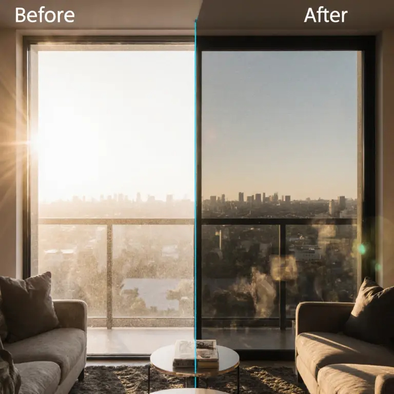 Window Film Haze Effect vs. Optical Clarity Under Bright Sunlight